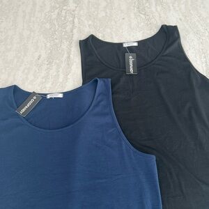 Tank tops - men’s nwt 2 shirts 1 blue and 1 black